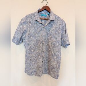 LOT of 2 Tori Richard Short Sleeve Button Down Shirts Size L